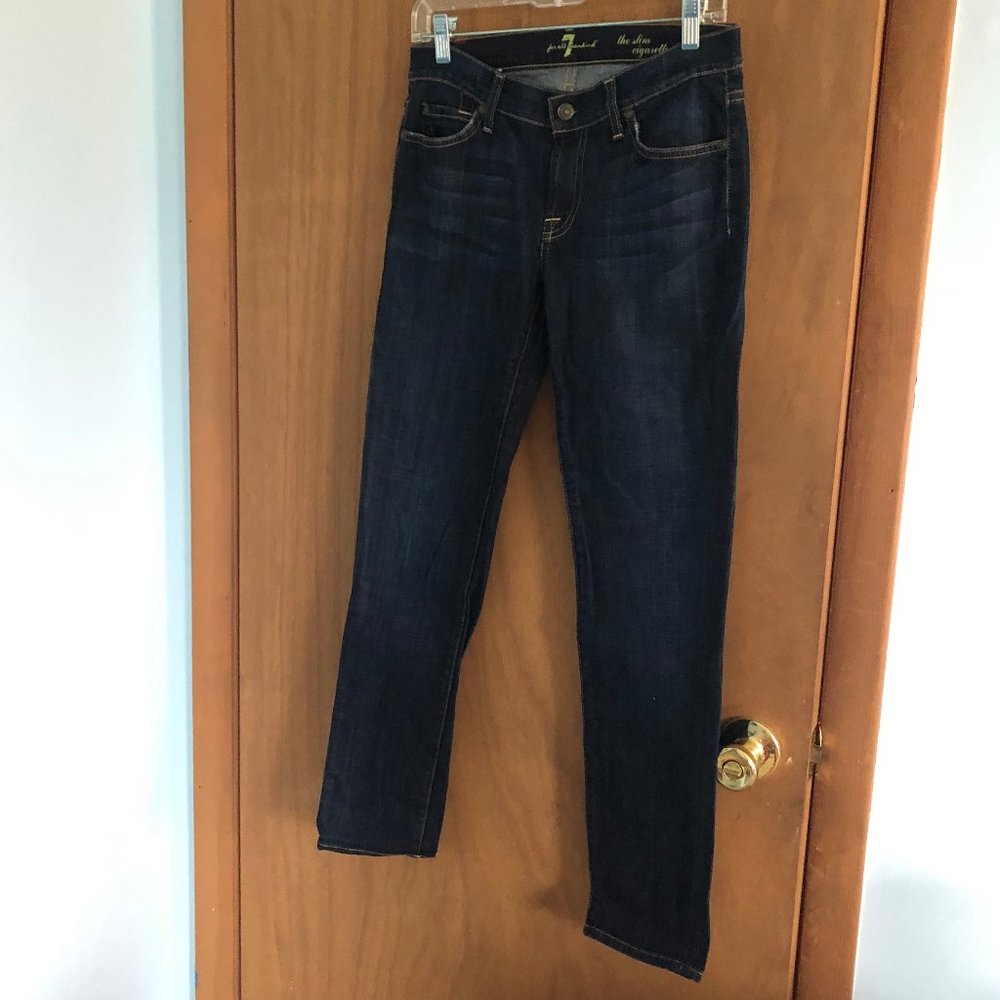 7 For All Mankind (the slim cigarette) Jeans